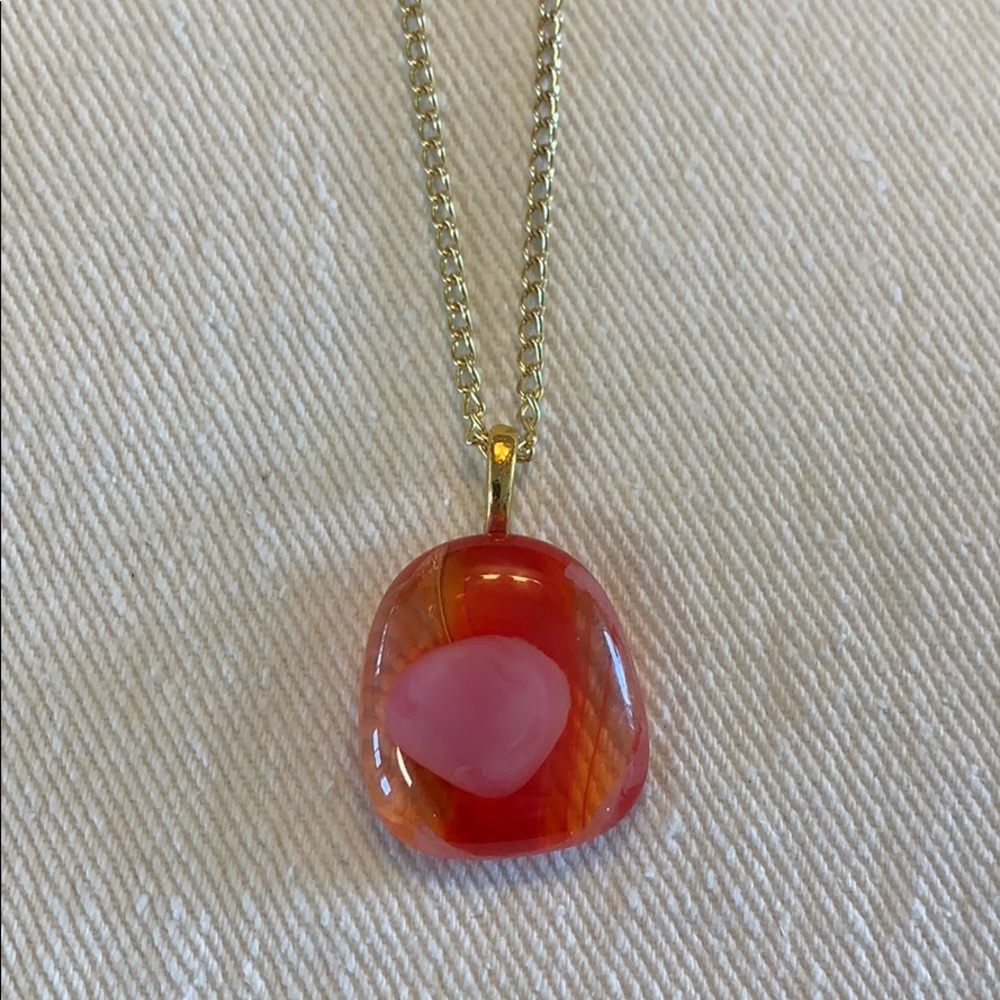 Glass fused pendent